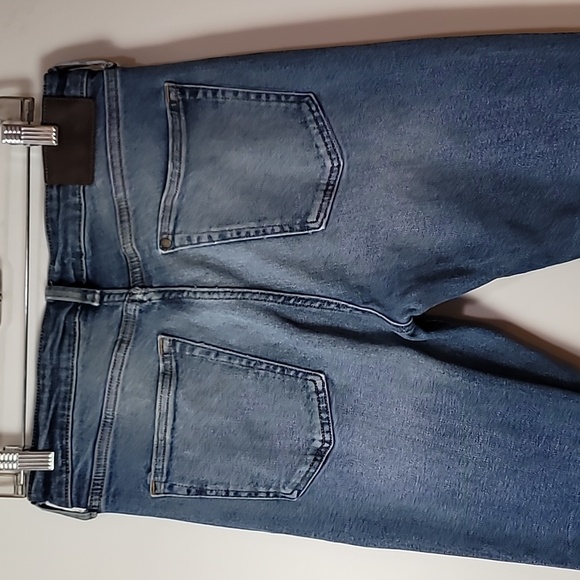 & DENIM Jeans ~ Distressed Skinny Coupe Moulante Jeans with Button-fly - Picture 5 of 13